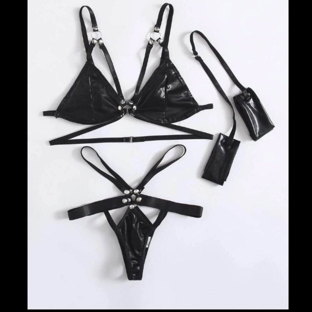 Bondage Inspired Lingerie Set